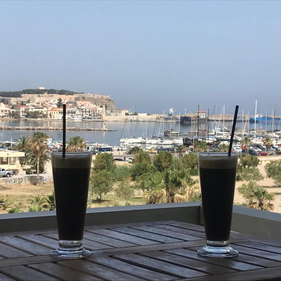 Apartment On The Beach With View Rethymno  Ngoại thất bức ảnh